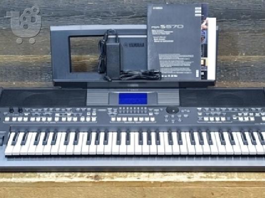 PoulaTo: YAMAHA PSR-S670 Μαύρο PORTATONE Ηλεκτρονικό πληκτρολόγιο Πιάνο 61 πλήκτρα